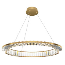 P097PL-L36G4K Люстра металл мат. золото, хрусталь, LED 36W 2400lm 4000K D620mm H500-1200mm Maytoni