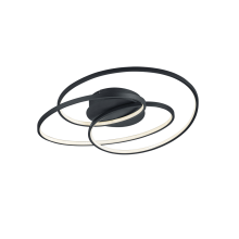 673916032 Лампа GALE черный, LED 38Вт 5000лм 3000К Глубина 600Х450мм H145 (SWITCH DIMM 100%/50%/25%)