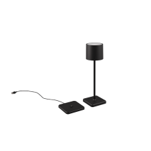 R54096132 Fernande Настольная лампа, черная, перезаряжаемая (USB), LED 1,5Вт, 130лм, 2700-6500K, H38