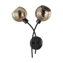 39692 CREPPO Светильник черный, стекло оттенка золото 2xE14 L330mm H340mm EGLO