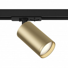VESTA  TR020-1-U-GU10-BMG (TR031) Прожектор на трек черный/матовое золото 1x GU10 H92x52 IP20 MAYTON