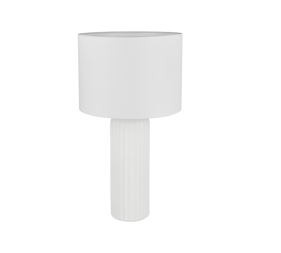 R51811031 BLAIR, настольная лампа белая, 1xE27 H510 мм D110/280 мм TRIO