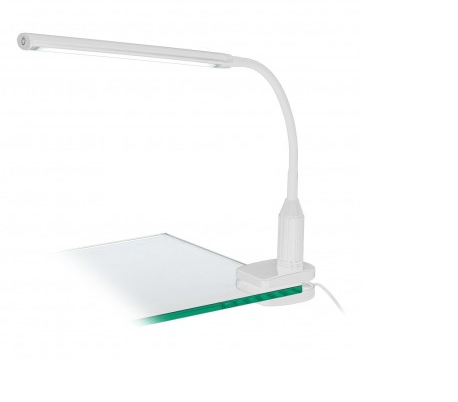 96434 LAROA Лампа настольная белая с колышком 4.5Вт LED550Lm 4000K H275 EGLO