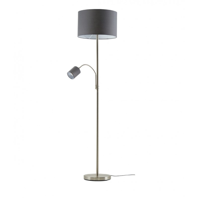 403900211 HOTEL Stāvlampa metal Nickel mat, abažur...