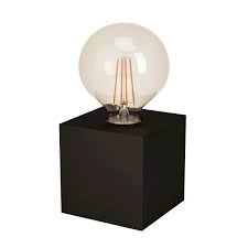 43549 PRESTWICK  Galda lampa, metāls tumši bronzā  krāsā 1xE27 H100 x100mm EGLO