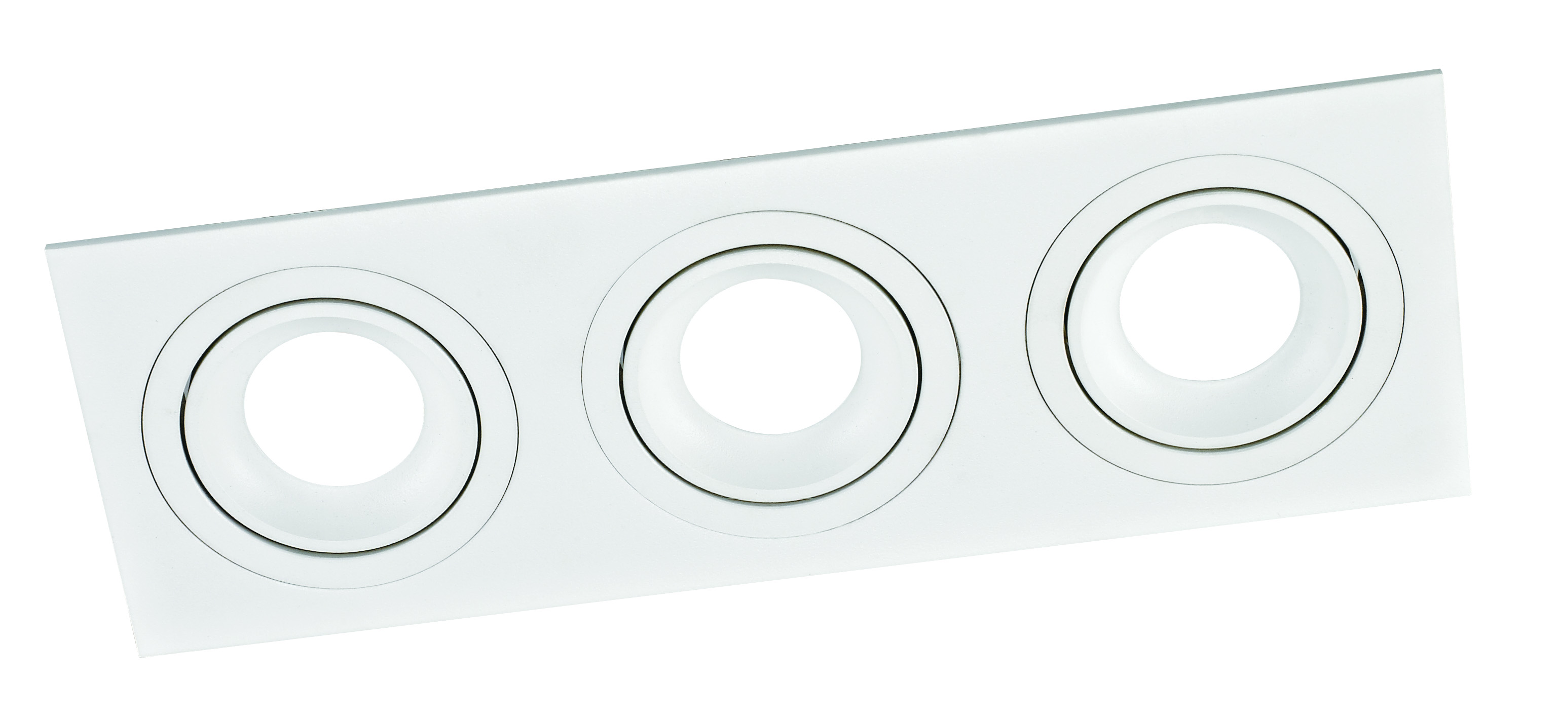 SQUARE 3 PL-SQW3-80006 Встраиваемый светильник, белый SQUARE 3x GU10 92x260 LEDURO