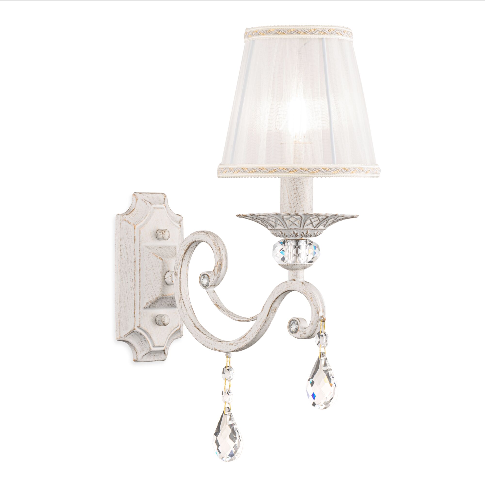 ARM247-01-G Bra, balta ar zeltu/balts abažūrs 1xE1...