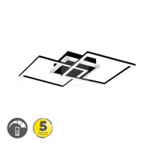 R62793132 Светильник потолочный, чёрный LED 25W 2600lm 3000K 3-STEP DIM H70  410x410x570mm R62793132 Светильник потолочный, чёрный LED 25W 2600lm 3000K 3-STEP DIM H70  410x410x570mm