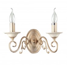 ARM337-02-R Бра, матовое золото, цвет жемчуга  2xE14  H190 300mm Maytoni ARM337-02-R Бра, матовое золото, цвет жемчуга  2xE14  H190 300mm Maytoni