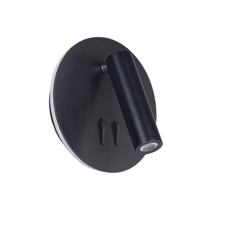 C176-WL-01-6W-B Bra, melna LED 6W+3W  540lm 3000K ...